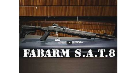Fabarm SAT8 tactical. Обзор и стрельба