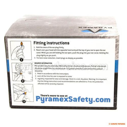 Беруши многоразовые Pyramex RP4000 (защита SNR 31 дБ)