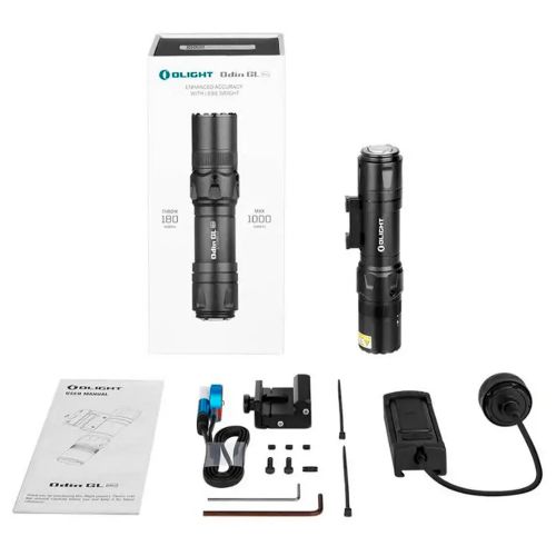 Фонарь с ЛЦУ Olight Odin GL Mini Green Laser Picatinny Black
