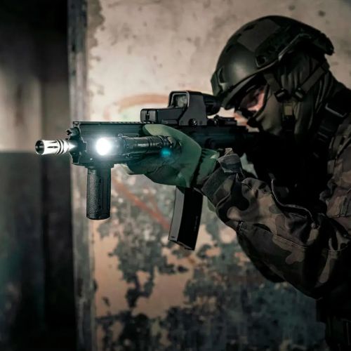Фонарь с ЛЦУ Olight Odin GL Mini Green Laser Picatinny Black