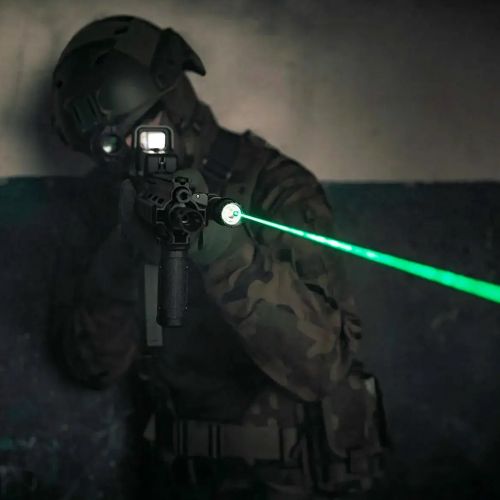Фонарь с ЛЦУ Olight Odin GL Mini Green Laser Picatinny Black