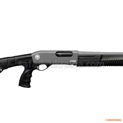 Помповое ружье Huglu ATROX Basic Grey Telescopic stock, 12/51 см, 7+1
