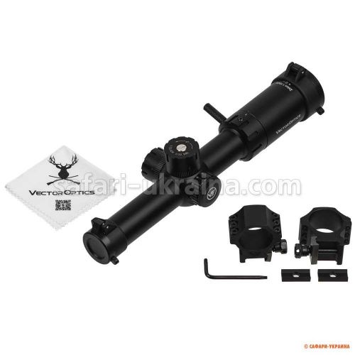 Приціл оптичний Vector Optics Zalem 1-10x24, illum SFP 