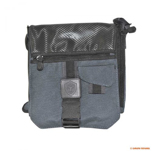 Сумка для прихованого носіння пістолета 9 Tactical Casual Bag, сіра, M 