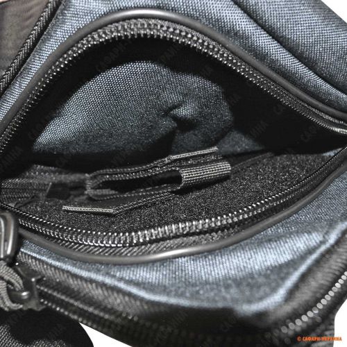 Сумка для прихованого носіння пістолета 9 Tactical Casual Bag, сіра, M 