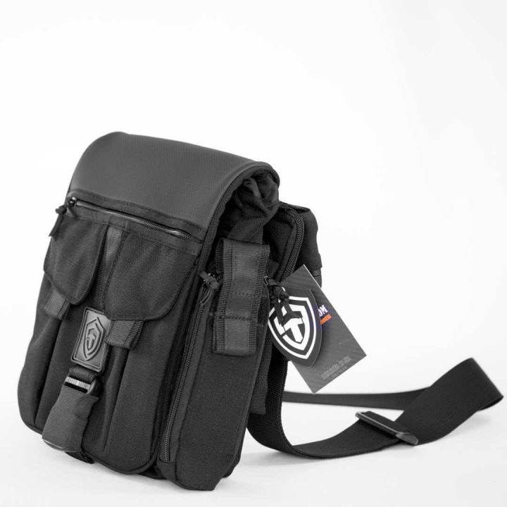 Міська сумка для прихованого носіння пістолета 9 Tactical Casual Bag, чорна, M 