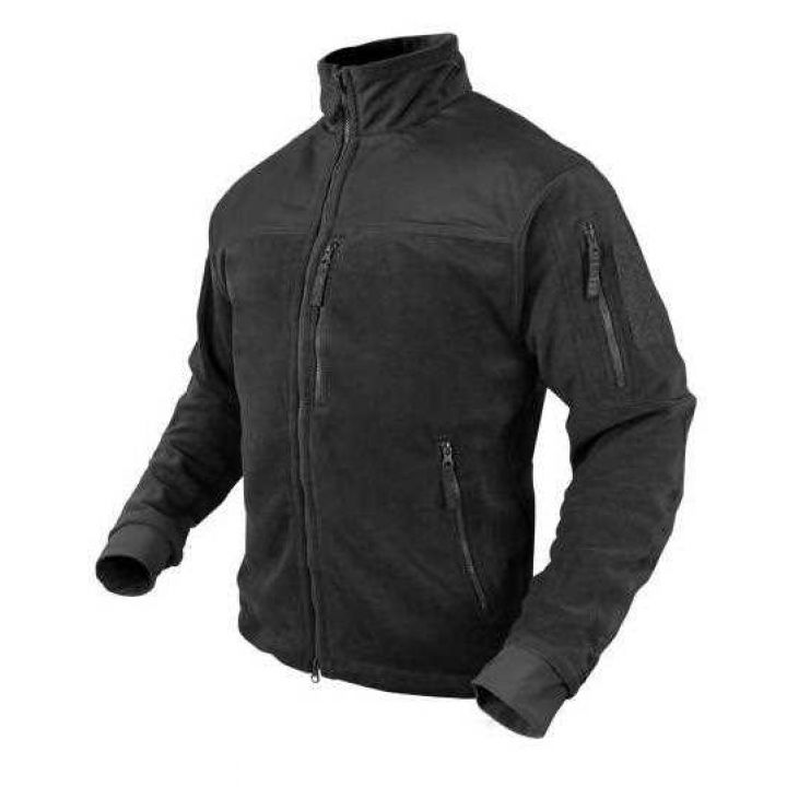 Тактична кофта Condor Outdoor Alpha Microfleece jacket, чорна 