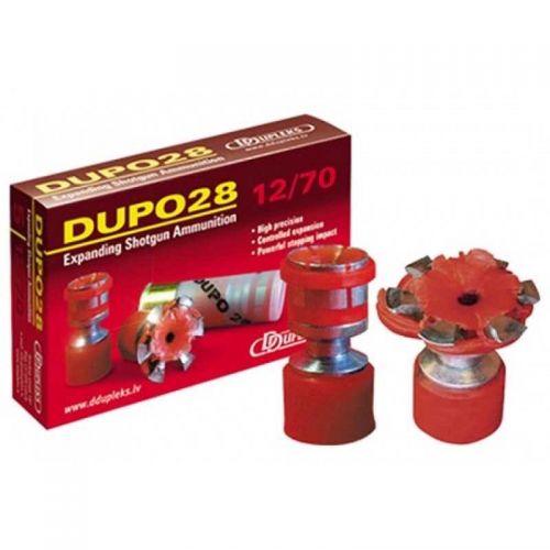 Гладкоствольный патрон D Dupleks Dupo 28, кал.12/70, тип пули Dupo, 28 г Гладкоствольный патрон D Dupleks Dupo 28, кал.12/70, тип пули Dupo, 28 г