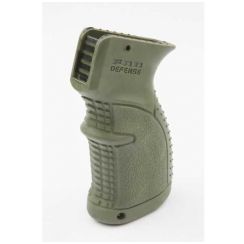 Прогумована пістолетна рукоятка FAB Defence AGR-47G для AK47/74/САЙГА, зелена