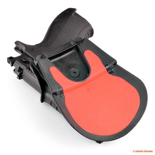 Кобура для пістолета Форт-17 Fobus Roto-Holster Paddle, поясна, чорна 