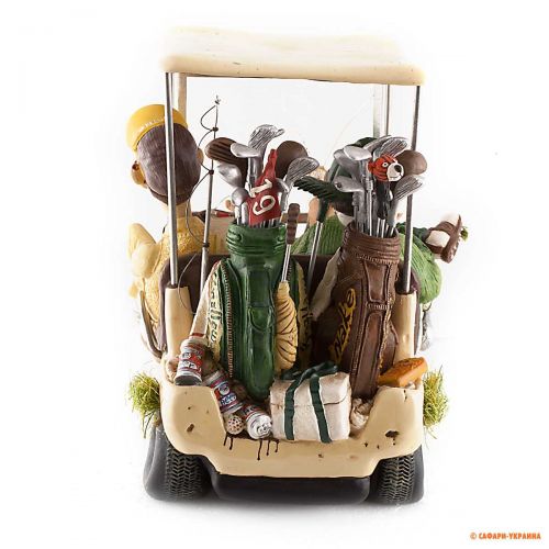 Статуетка сувенірна Forchino Golf Cart (Гольф-кар), колір: кремовий, 35 х 18 х 13 см 