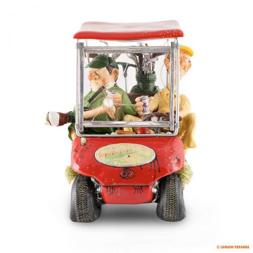Колекційна статуетка Forchino Golf Cart (Гольф-кар), колір: червоний, 15 х 20 х 18 см 