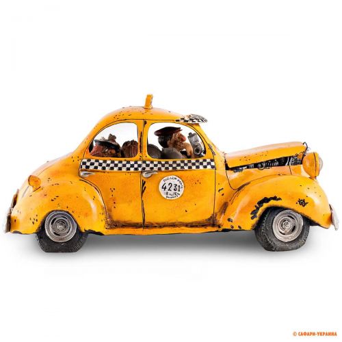 Фигурка из папье-маше Forchino The Taxi  (Такси), 34 х 17 х 17 см