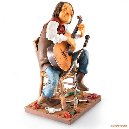 Статуэтка из папье-маше Forchino The Guitar Player (Гитарист), 17 х 17 х 31 см