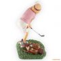 Фігурка з пап`є-маше Forchino The Lady Golf (Леді-гольф), 38 х 26 х 18 см 