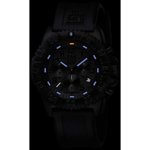 Мужские часы с тритиевой подсветкой Luminox Sea Colomark Chronograph 3081.BO