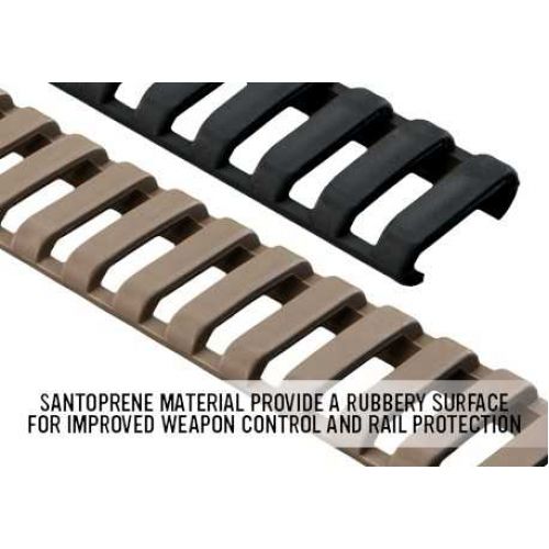Накладка на планку Picatinny 1913 Magpul Ladder, матеріал: гума 