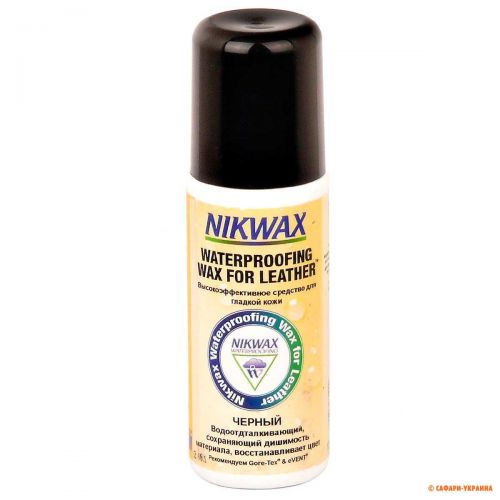 Засіб для взуття водовідштовхувальний NIKWAX Waterproofing Wax, 125 мл, чорна 