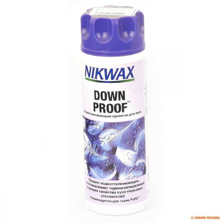 Водовідштовхувальна пропитка для пухового одягу NIKWAX Down proof, 300 мл