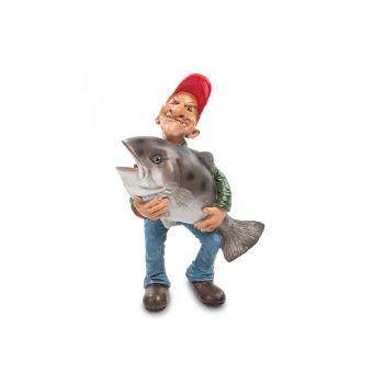 Статуэтка Рыбак с рыбой STRATFORD, размеры 17 х 7,3 х 11,4 см