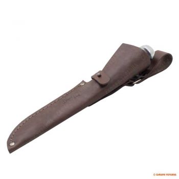 Чехол для ножа Волмас, кожаный, коричневый, Размер 16х3.5 см