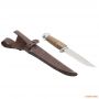 Чехол для ножа Волмас, кожаный, коричневый, Размер 16х3.5 см