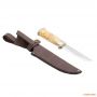 Чехол для ножа Волмас, кожаный, коричневый, Размер 16х5 см
