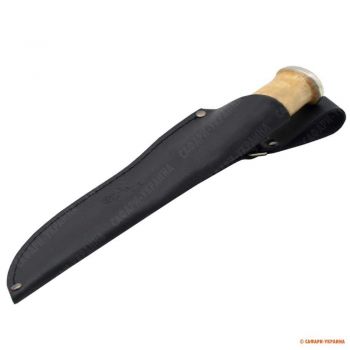 Чехол для ножа Волмас №8, кожаный, чорний