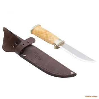 Кожаный чехол для ножа Волмас, 14 см, коричневый