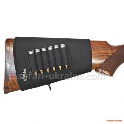 Неопреновий патронташ на приклад Волмас 5411, для 6 нарізних патронів