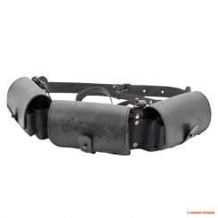 Патронташ на 36 патронів закритого типу Волмас, ??чорний, шкіра