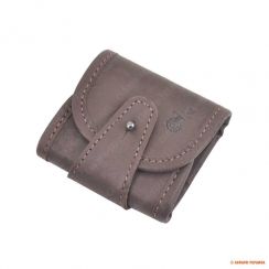 Підсумок-патронташ Волмас, на 5 нарізних патронів, шкіра, коричневий