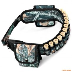 Ремінь-патронташ відкритий з кишенями Волмас, камуфляж, на 44 патрона