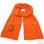 Флисовый сигнальный шарф для охоты Акрополис СШ-1, оранжевый