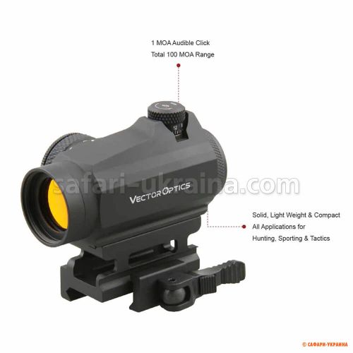 Коллиматор Vector Optics Maverick 1x22 Gen II 3МОА