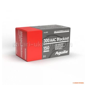 Aguila 300 AAC BLACKOUT, Full Metal Jacket, 150 grs/9.72 gr