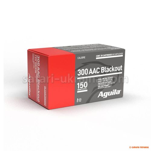 Aguila 300 AAC BLACKOUT, Full Metal Jacket, 150 grs/9.72 gr Aguila 300 AAC BLACKOUT, Full Metal Jacket, 150 grs/9.72 gr