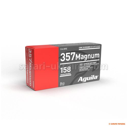 Aguila 357 Magnum, Semi-Jacketed Soft Point, 158 grs/10.24 gr Aguila 357 Magnum, Semi-Jacketed Soft Point, 158 grs/10.24 gr