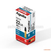 Aguila .22 LR Subsonic, Lead Solid Point, 40 grs/2.59 gr