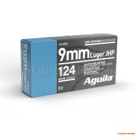 Aguila 9 mm Luger (9x19 люгер), Jacketed Hollow Point, 124grs/8gr