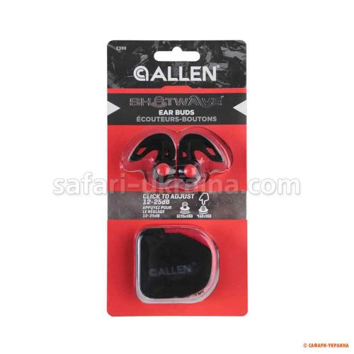 Беруши Allen Shotwave с клапаном