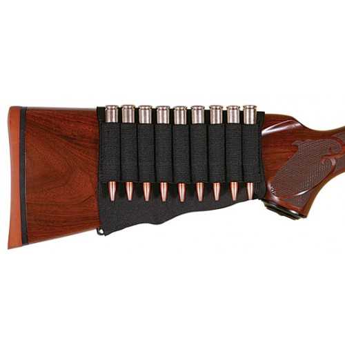 Патронташ на приклад Allen Rifle Cartridge Holder для 9 нарезных патронов, чёрный
