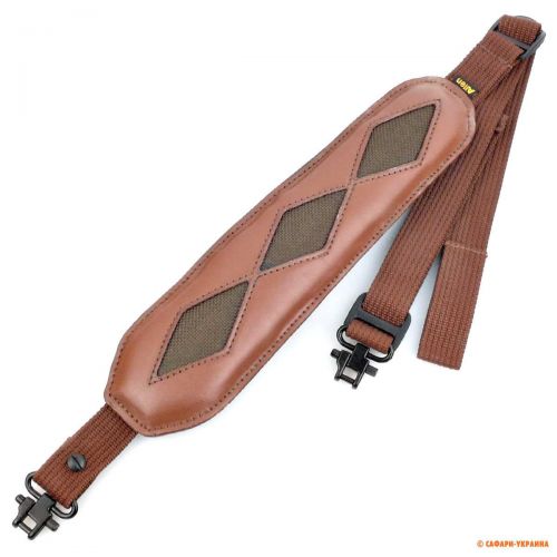 Ремень оружейный с антабками 2,54см Allen Slings, коричневый