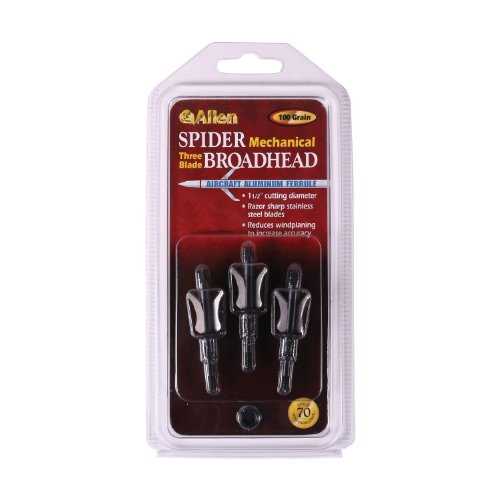 Наконечник для стріли Allen Spider Mechanical Broadhead (3шт) 