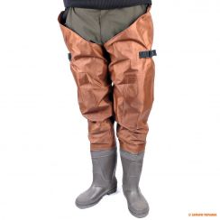 Заброди для риболовлі та полювання Allen Hip Boot, висота 81 см, коричневі