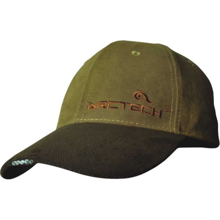 Охотничья кепка с фонариком Arctech Tundra caps, зеленая