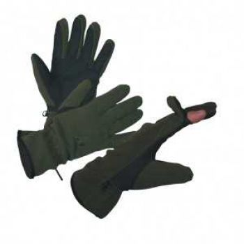 Флисовые охотничьи перчатки Arctech Gloves 02, зеленые