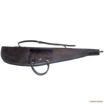 Кожаный чехол для карабина с оптикой Artemis, коричневый, 116 см