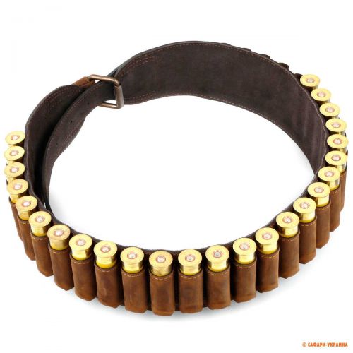 Поясний шкіряний патронташ 20 калібру Artipel CA 04/20, на 30 патронів 