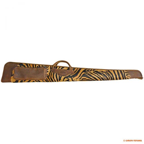 Чехол для ружья Artipel Tiger Line TFO03/PK, 130 см, кожа + шкура тигра Чехол для ружья Artipel Tiger Line TFO03/PK, 130 см, кожа + шкура тигра